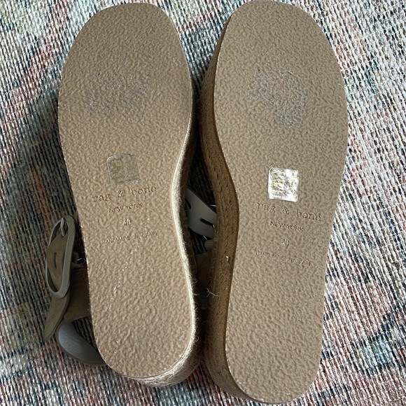 🆕Rag & Bone Ansley Buckle Espadrille Sandal - Picture 7 of 7
